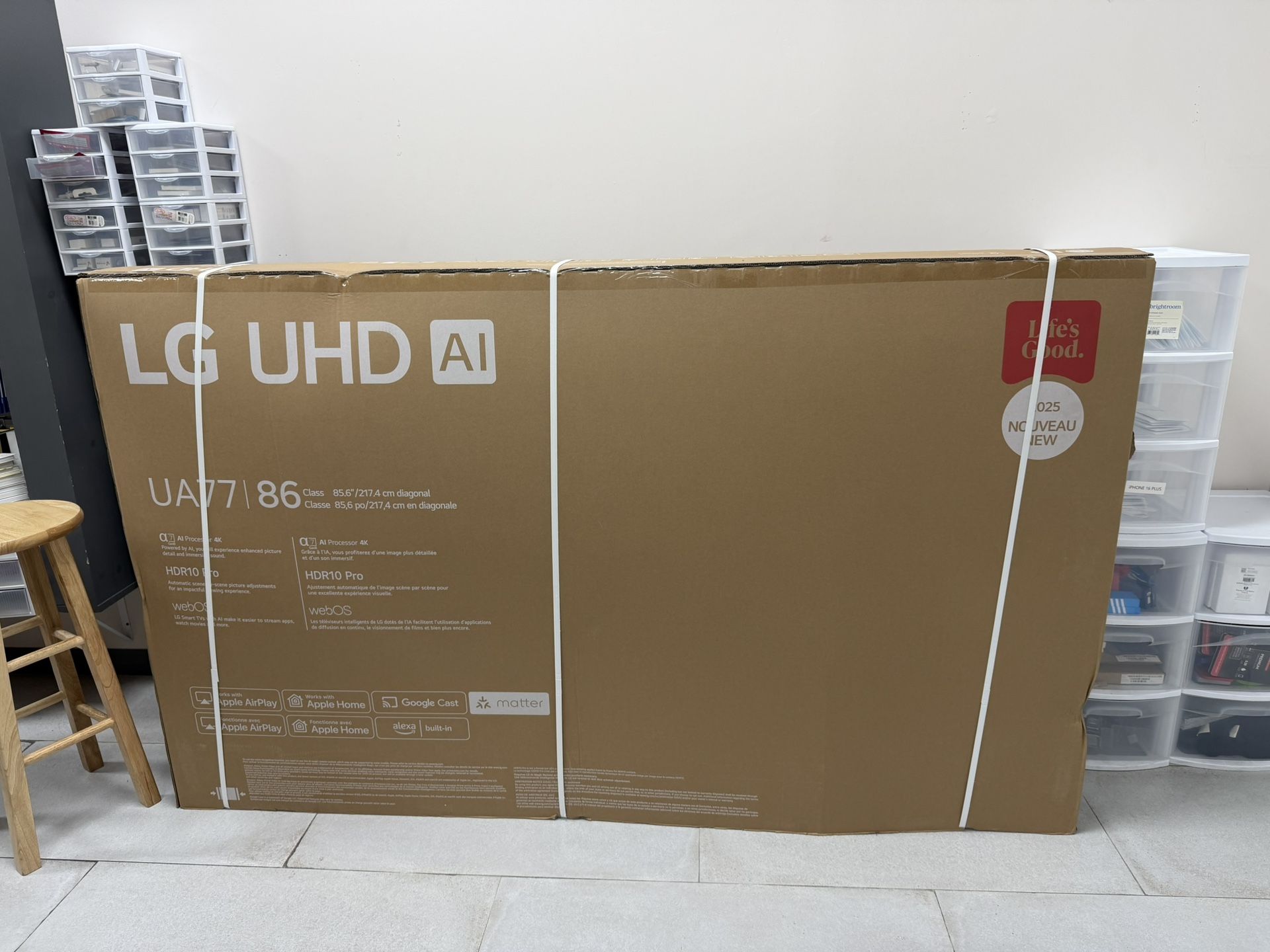 LG 86” 4K Ultra HD TV! Finance For $50 Down Payment!!