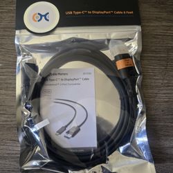 Type-C To Display Port Cable (New)