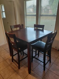 Dining room table and chairs