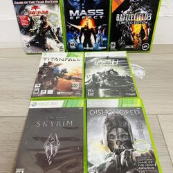 Xbox 360 Video Games  Tested and Working Games ( $7/ea )