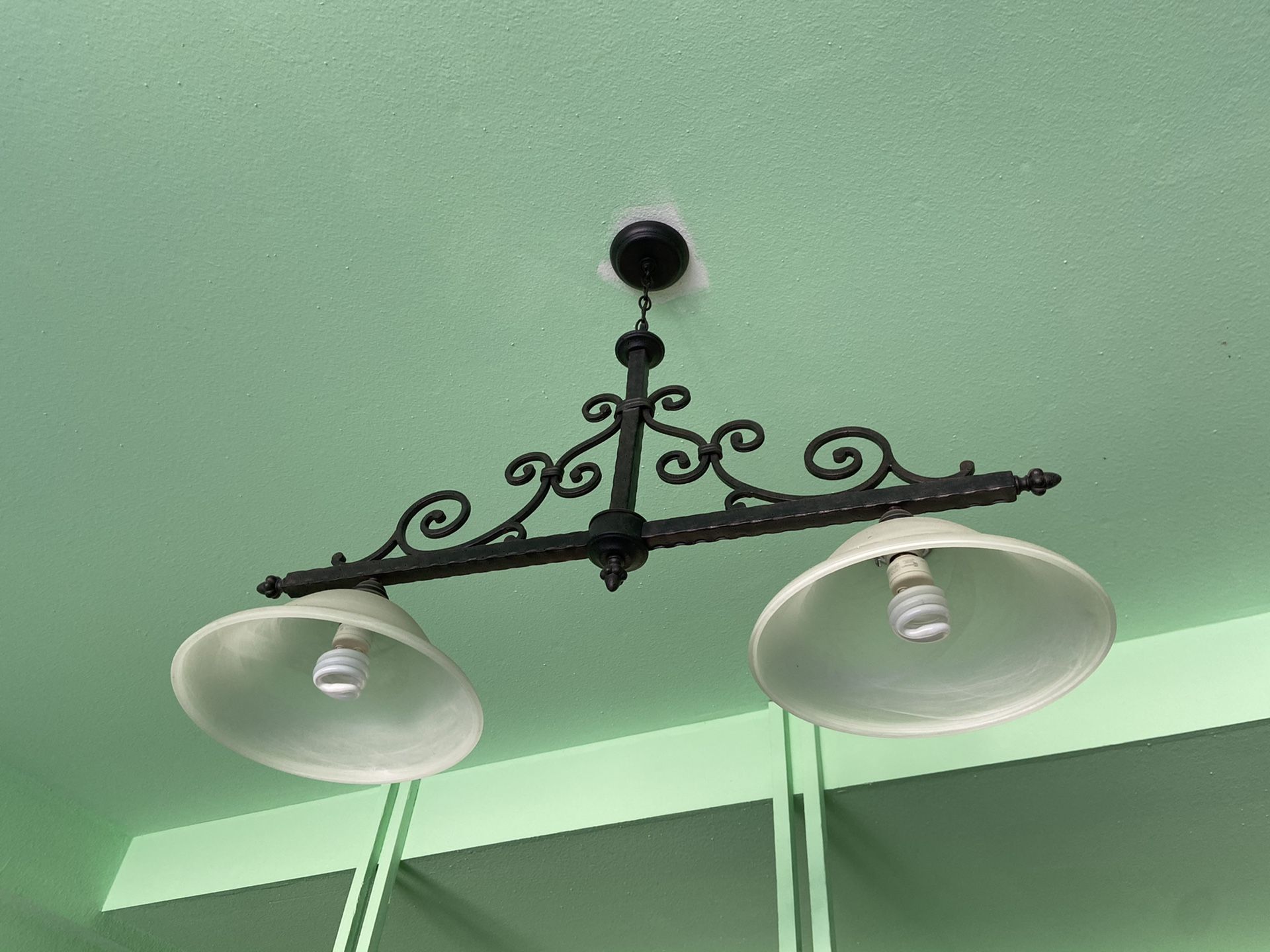 Pool Table Chandelier