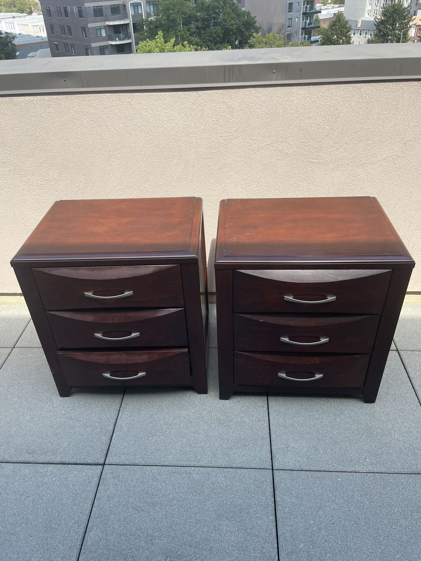 Huffman Koos, Solid Wood Nightstands, Set Of 2