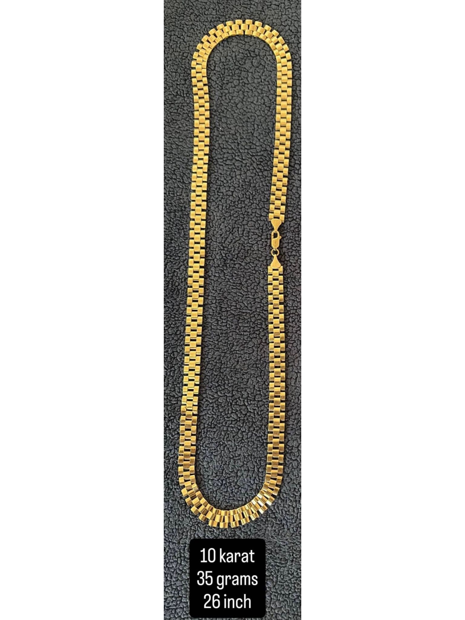 Rolex chain real 10k gold