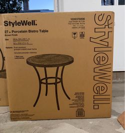 StyleWell  procelain bistro table