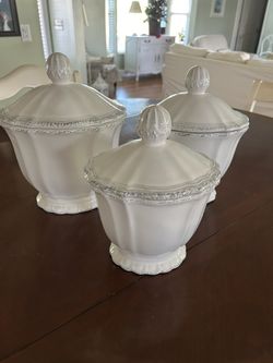 Royal Velvet Canisters Set of Three