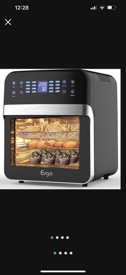 ERGO LIFE Horno freidora de are de 12.7 cuartos de galón, Trabaja Excelente $100.00 Dolares