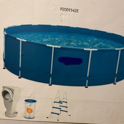 Steel Frame Pool, New, In The Box