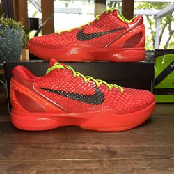 New Nike Kobe 6 Protro Reverse Grinch Size 12