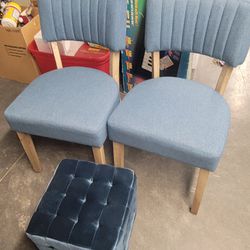 Casual Contemporary Chairs - Blue  