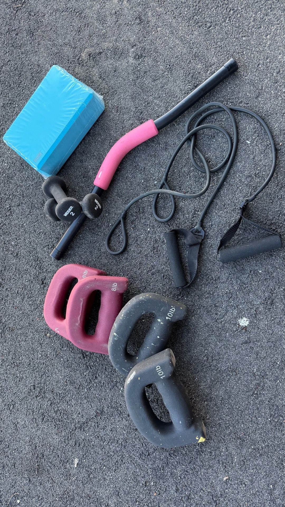 Gym home equipment mix