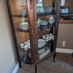 Antique Curio Cabinet 