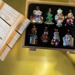 Vintage Christmas Ornament Set 