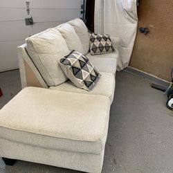 Sofa and ottoman