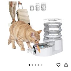 Rizzari New Pet Water Bowl Dispenser 5L