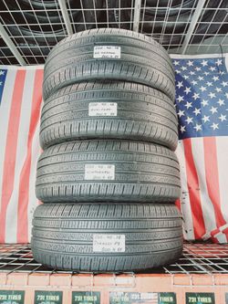 ✔️ Set of 4 Used Tires 225/45R18 PIRELLI CINTURATTO P7 ALL SEASON RUN FLAT 225 45 18