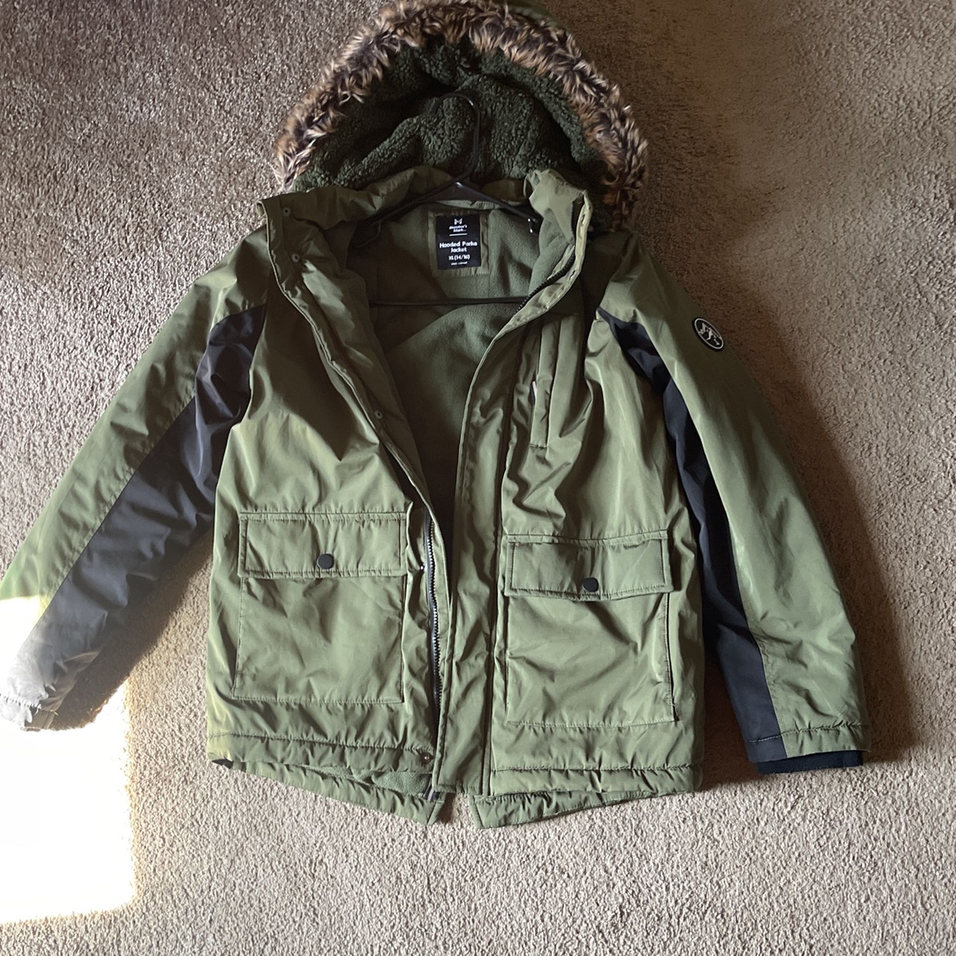 Members Mark hooded parka jacket