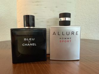 Chanel Allure Homme Sport EDT and Bleu de Chanel EDT.  Authentic.