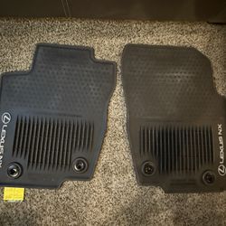 2015-2021 Lexus NX200T NX300 NX300H OEM All Weather Mats Driver & Passenger Only