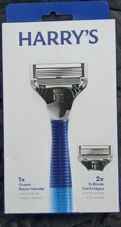 Harry's Ocean Razor Handle with 2 Cartridges