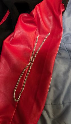 Silver Cuban link chain 42 grams 21.5 inches