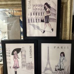 3 Girls Wall Decor 