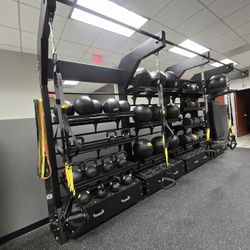 TRX Studio Line Quad Bay With Accessories, Weights Commercial Gym Equipment Exercise Fitness Functio
