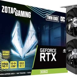 Zotac/NVIDIA GeForce RTX 3060 Graphics Card 12GB