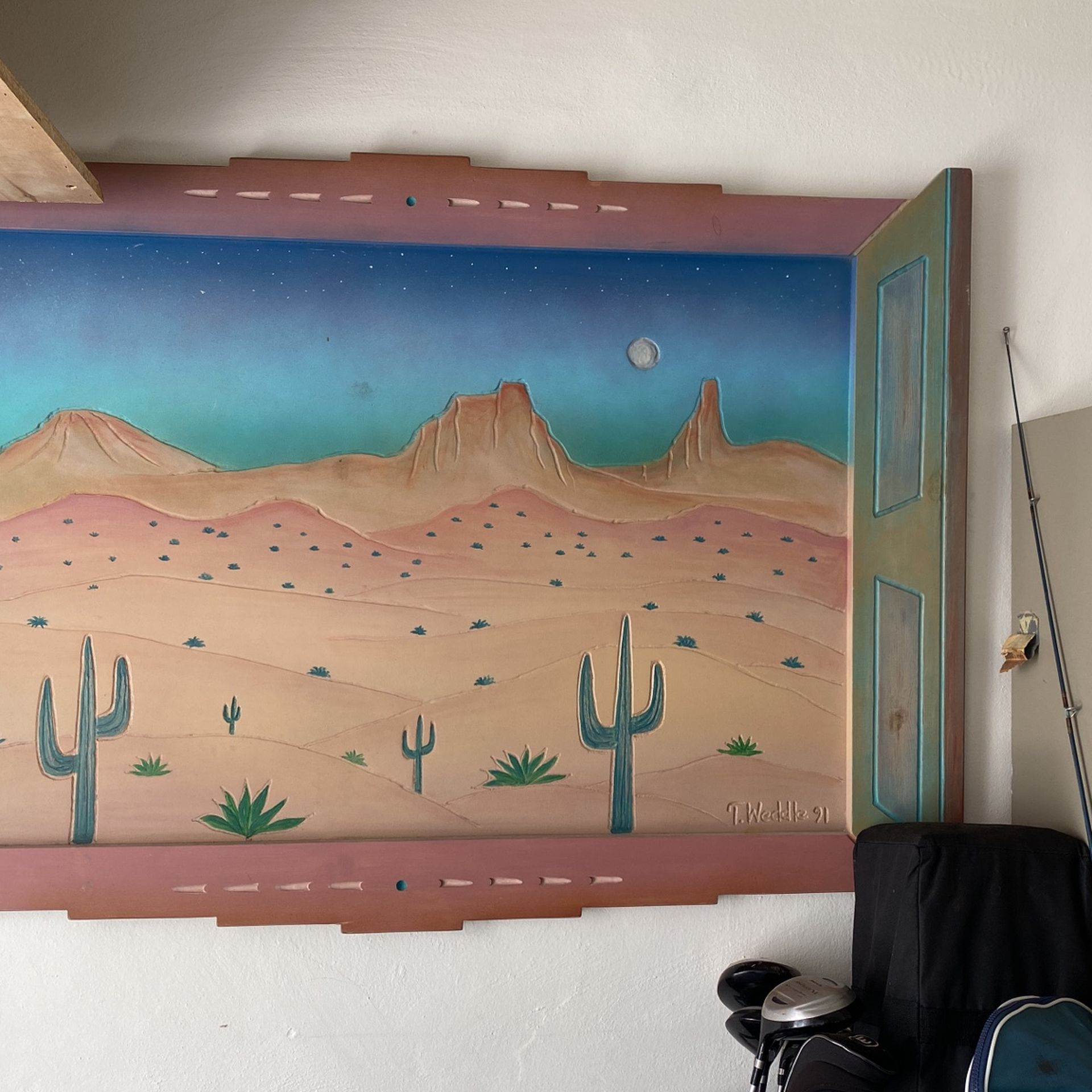 Waddle 3 Dimensional Western Picture