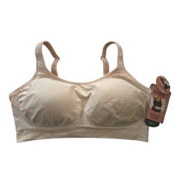 Shapermint Essentials Everyday Comfort Straps Wireless Shaping Bra SZ L