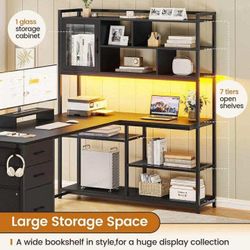 58 Inch L Shaped Computer Desk(new in box)