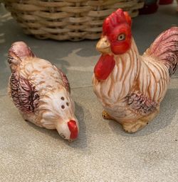Vintage porcelain Salt and Pepper Shakers