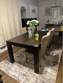Table and Rug