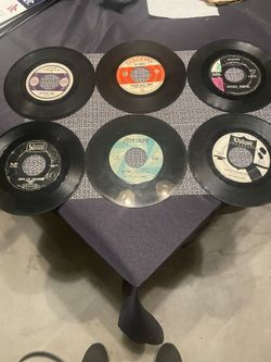 6 Used 45 Records