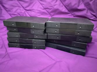 ** VINTAGE BLACK VHS CASES ** $10 OBO