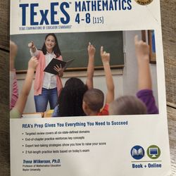 TExES Mathematics 4-8 (115) Book by Trena Wilkerson