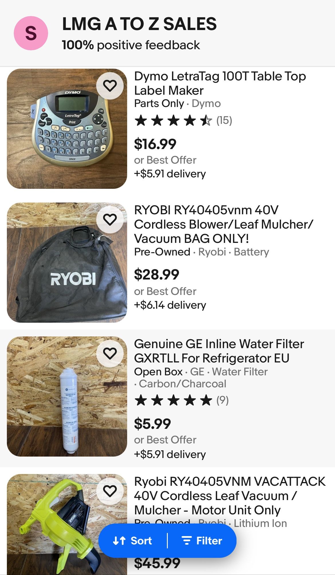 Please Visit My eBay Store LMG A TO Z SALES