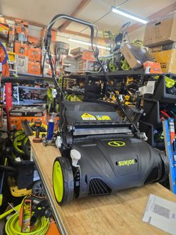 Sun Joe Electric Lawn Mower Scraper panchos tools
