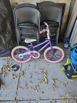 Huffy Seastar Kids Bike Purple Pink