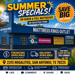 🔥 SUMMER SPECIALS AT MATTRESS KINGS OUTLET! 🔥
