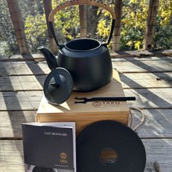 Taku Japanese Style Cast Iron Tea Pot