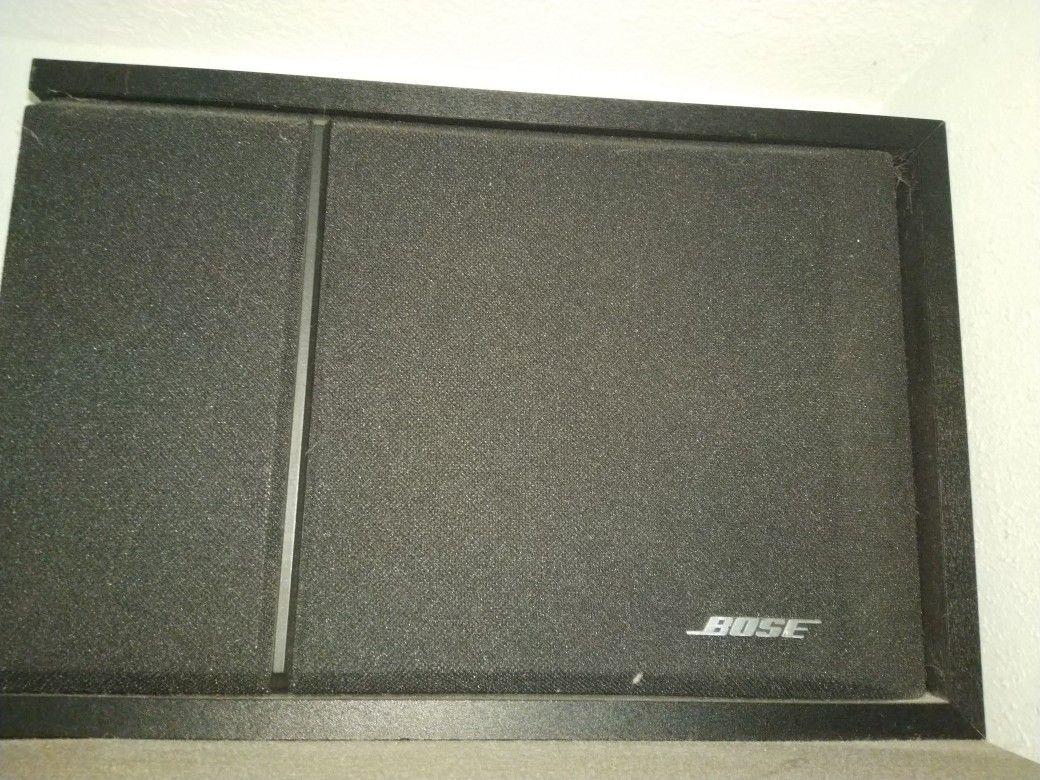 Bose monitor speakers.