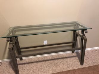 Glass Console table, end table
