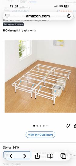 Queen bed frame like new
