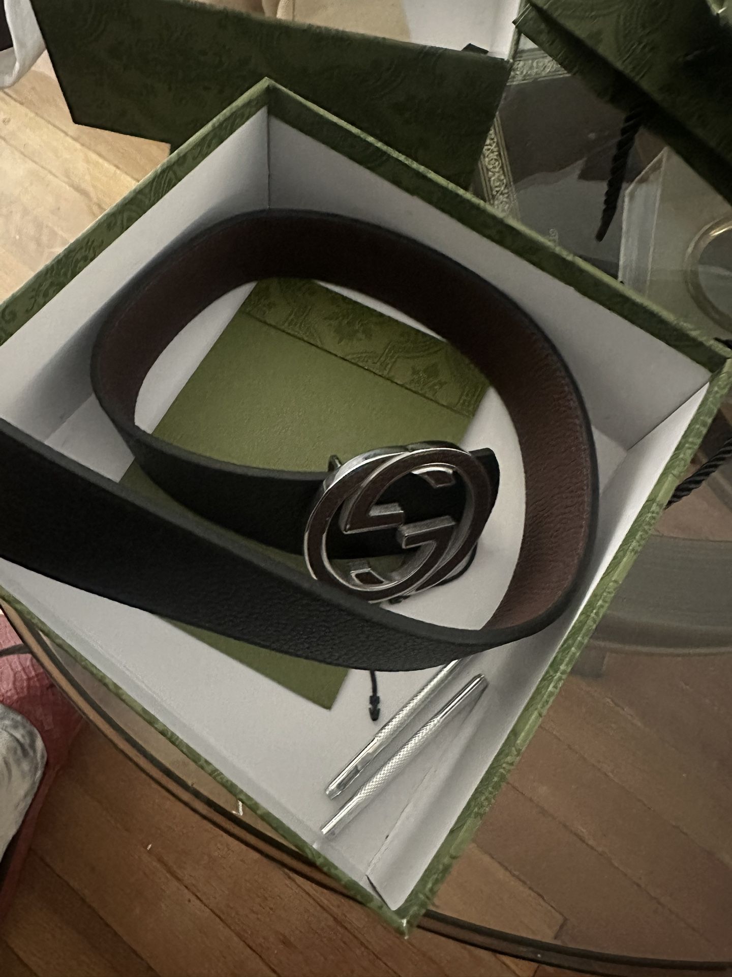 Gucci belt Reversible