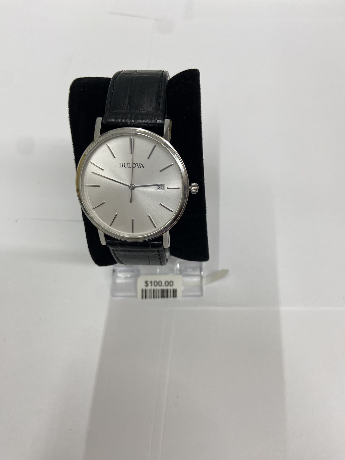 chinese dress ladies Bulova Classic Quartz Men's Watch, Stainless Steel with Black Leather Strap,  Silver-Tone (Model: 96B104) : Bulova: Amazon.ca: Clothing, Shoes &  Accessories main image 1