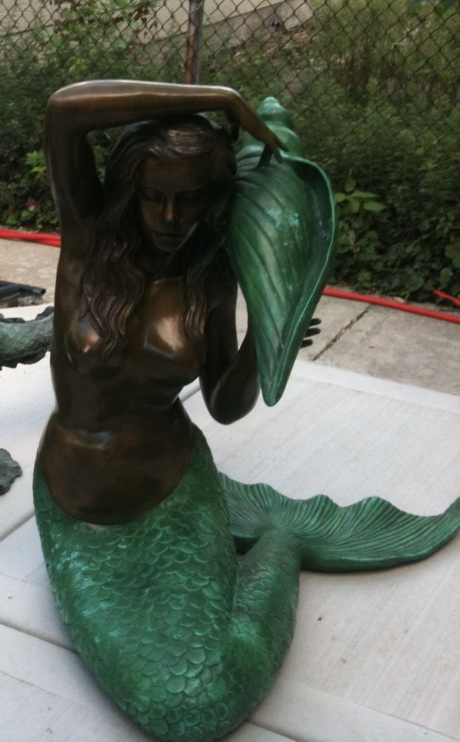 Bronze Mermaid Water Fountain