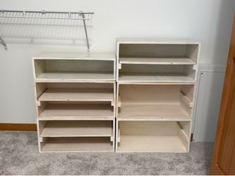 FREE! Wooden closet/shoe organizers
