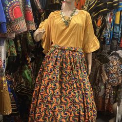 African Skirt Set
