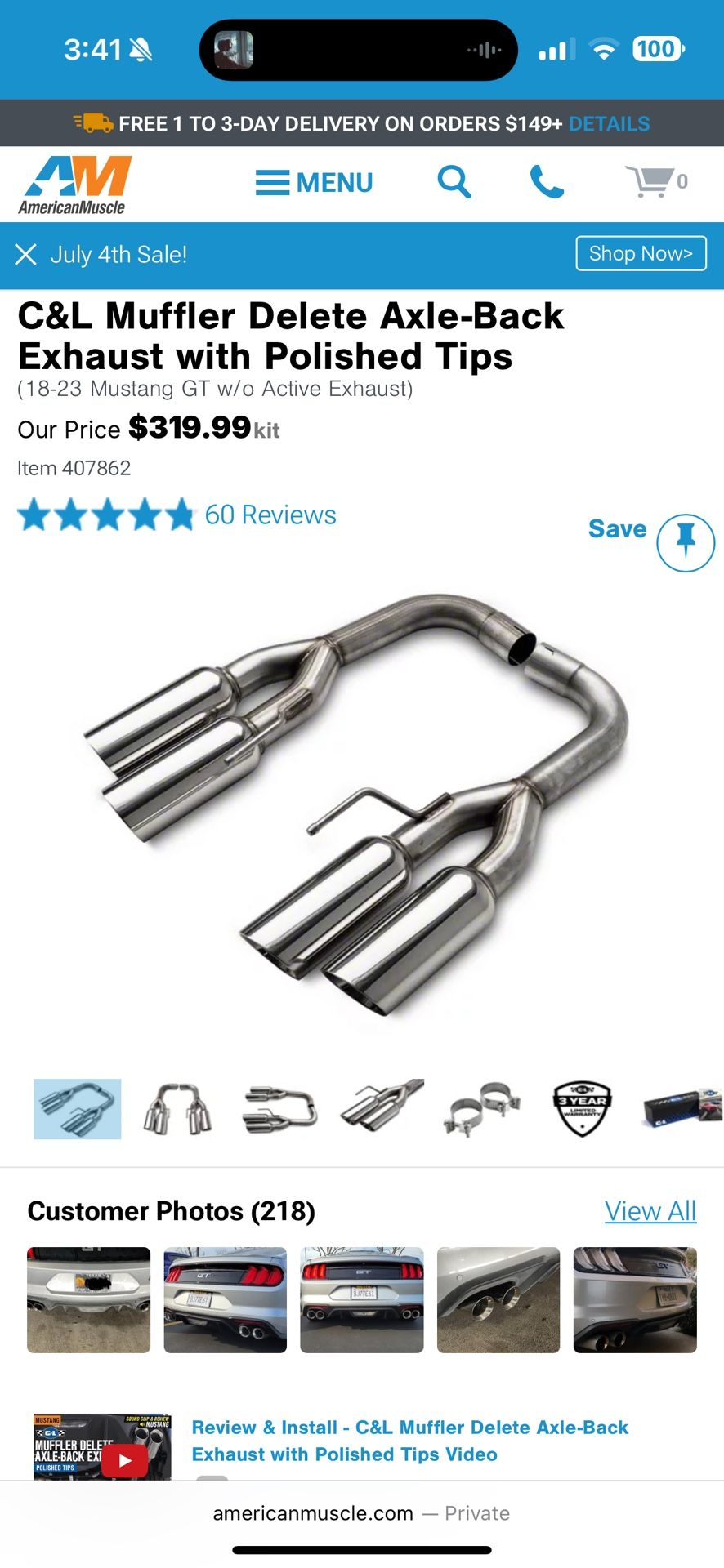 C&L Exhaust.