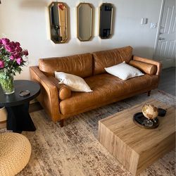 Leather couch